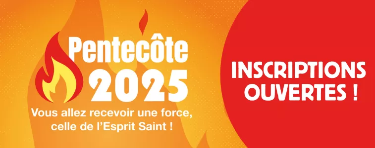 Annonce de l'événement Pentecôte 2025