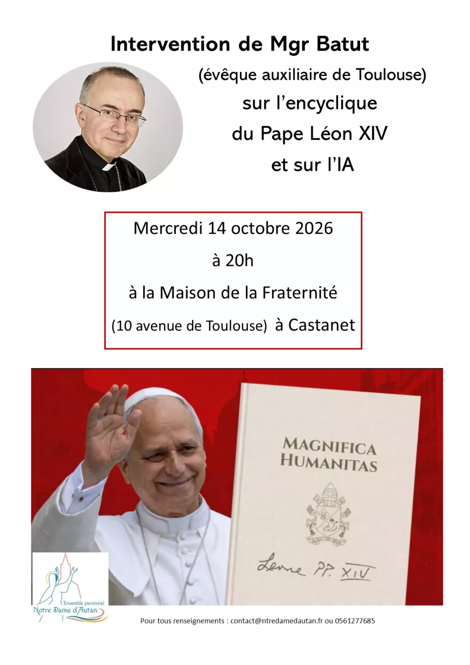Intervention de Mgr Batut