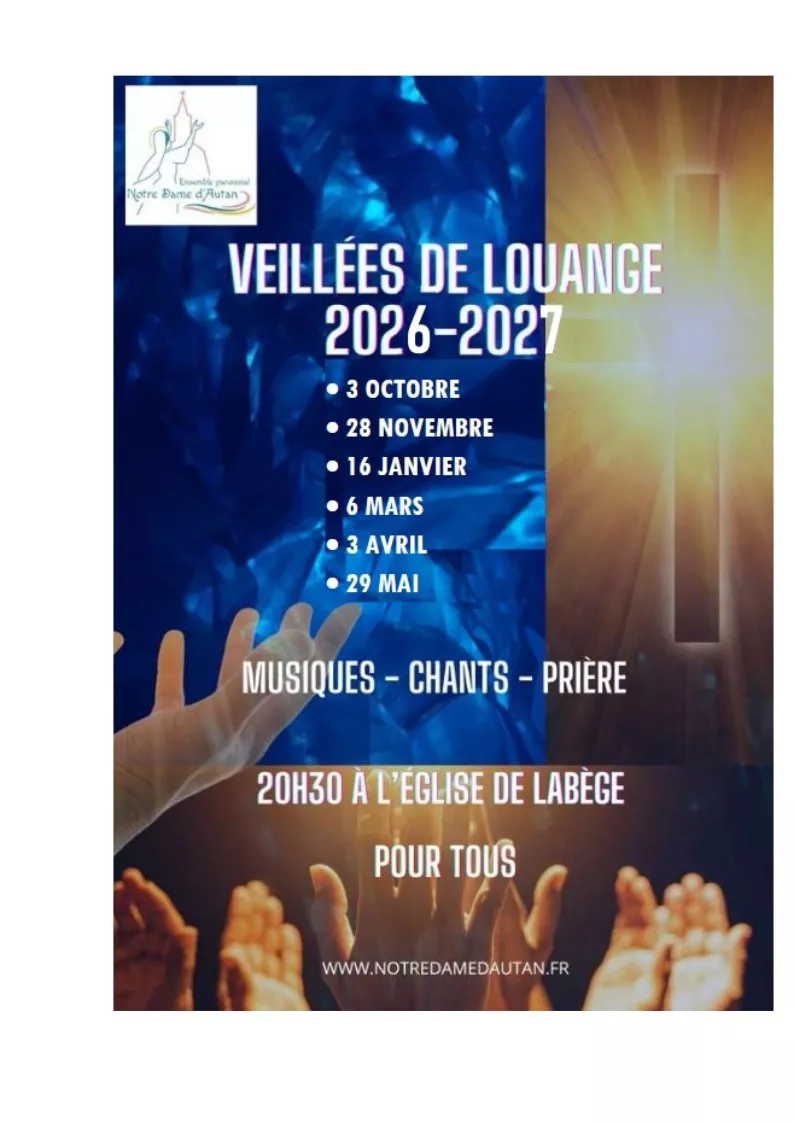 Veillée de Louange 3 octobre 2026